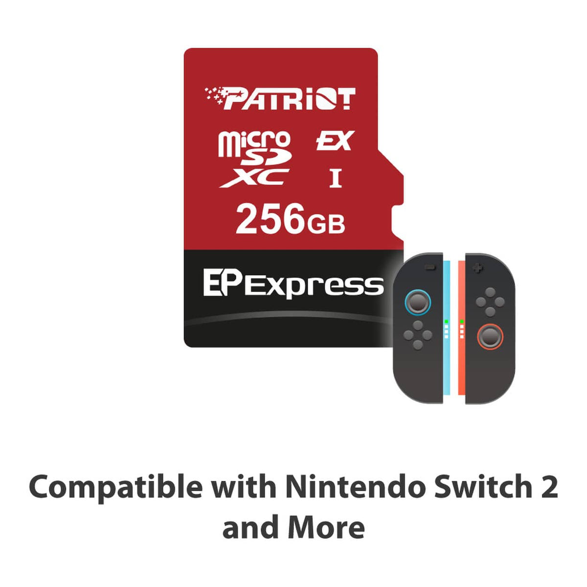 Patriot EP Series Express 512GB MicroSDXC Memory Card PEF512GEPEXMCX