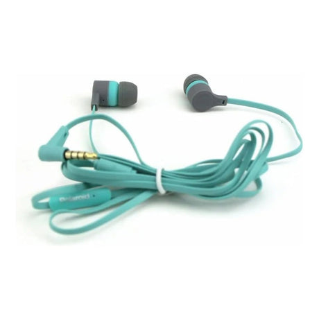 Polaroid PEP219TG Tangle Free Wired Earbuds Turquoise