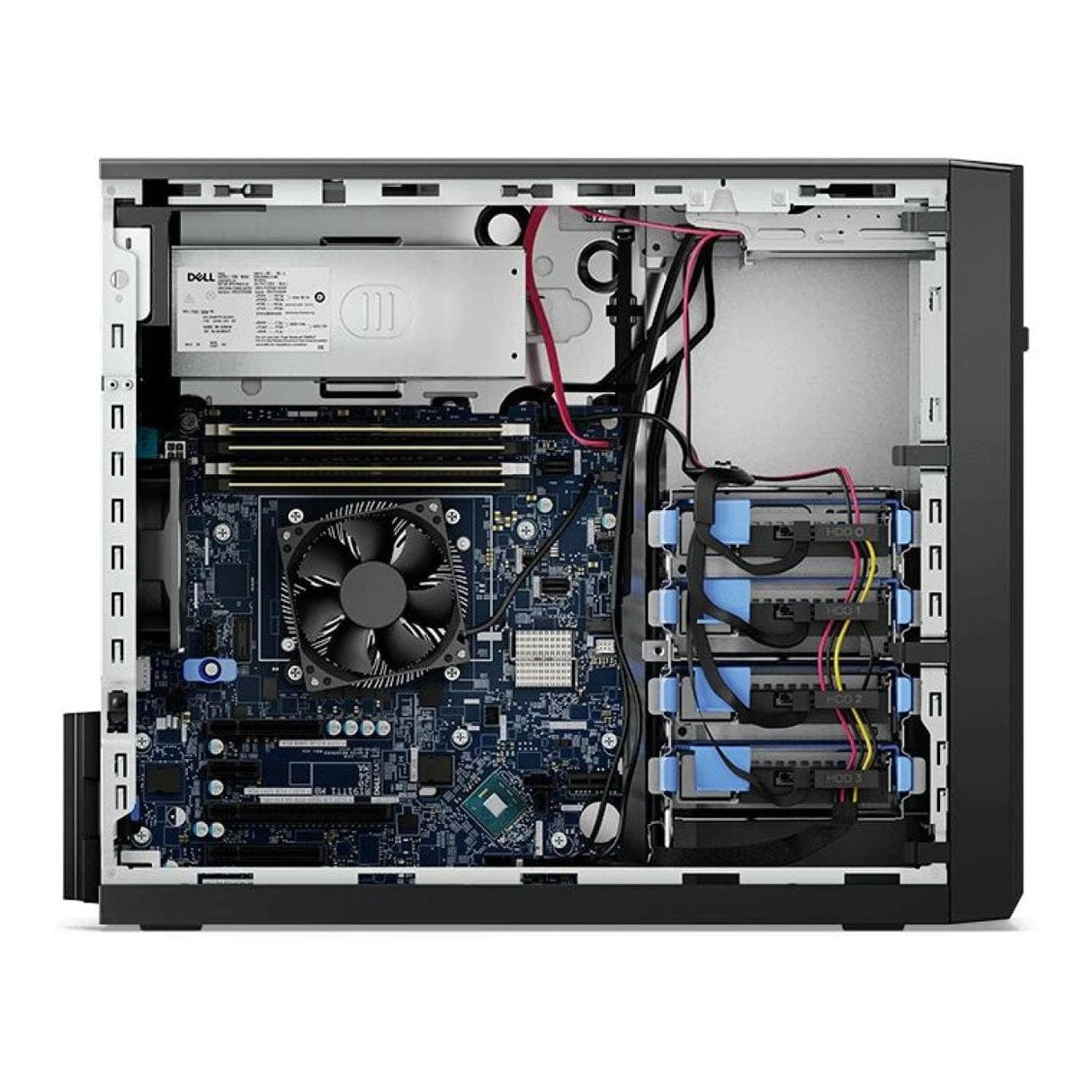 Dell PowerEdge T150 Barebone Tower Server - Intel Xeon E-2314 300W