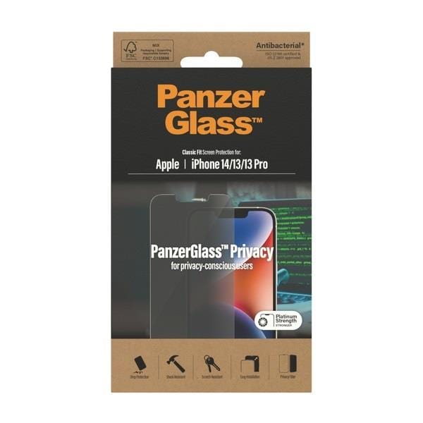 PanzerGlass Privacy Screen Protector Apple iPhone 14/13/13 Pro PG_P2767