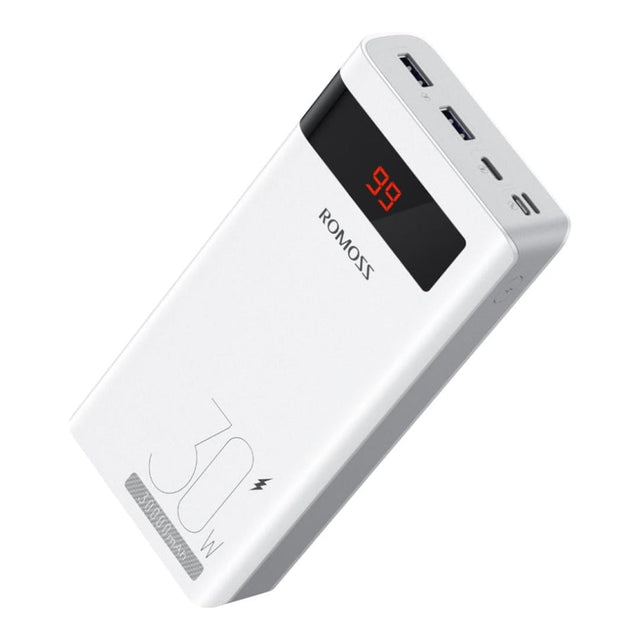 Romoss Sense 8PS Pro 30000mAh 30W Fast Charge Powerbank White PHP30-892-1133H