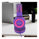 Polaroid Foldable Wired Headphones Pink And Purple PHP8602