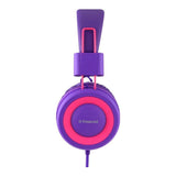Polaroid Foldable Wired Headphones Pink And Purple PHP8602