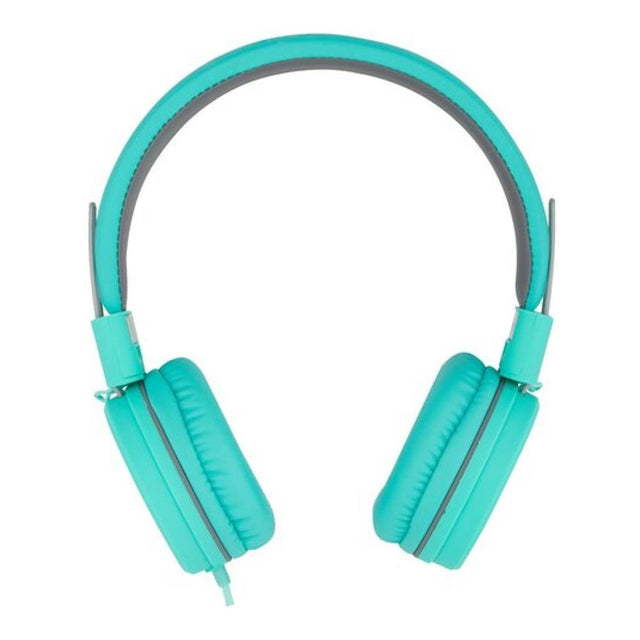 Polaroid Foldable Wired Headphones with Microphone Grey and Turquoise PHP8603
