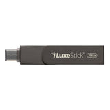 Patriot iLuxe Stick C 256GB USB-C and Lightning Black USB Flash Drive PI256GSKM30CL
