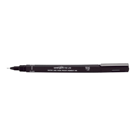 Uni-Ball PIN005-200(S) Drawing Pen - Black 12-pack PIN-005-BLK