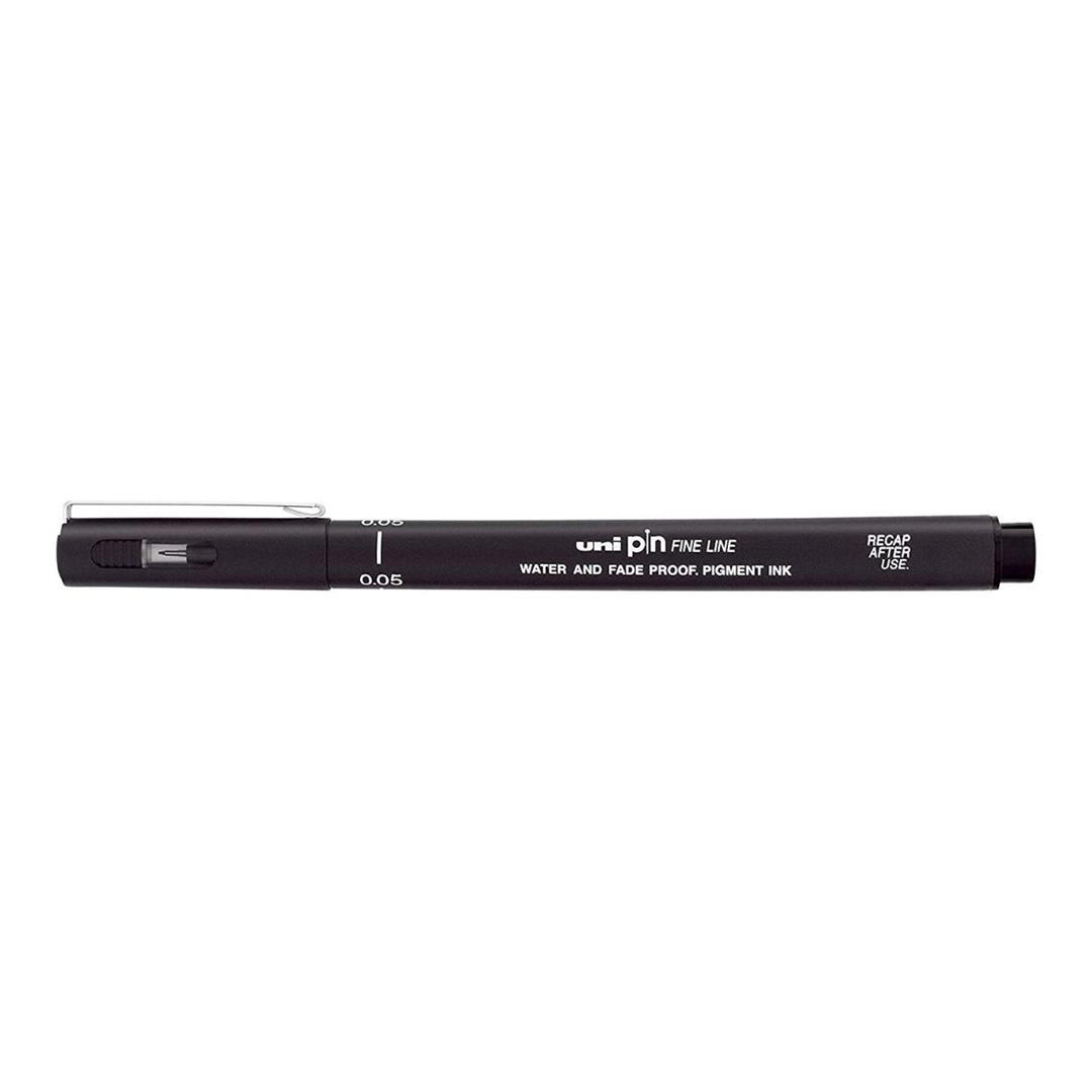 Uni-Ball PIN005-200(S) Drawing Pen - Black 12-pack PIN-005-BLK
