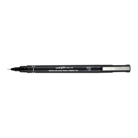 Uni-Ball PIN 0.2(S) Drawing Pen - Black 12-pack PIN-02-BLK