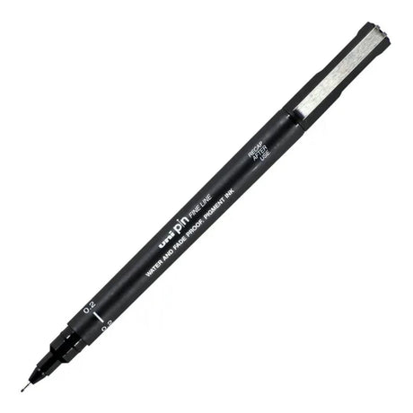Uni-Ball PIN 0.2(S) Drawing Pen - Black 12-pack PIN-02-BLK