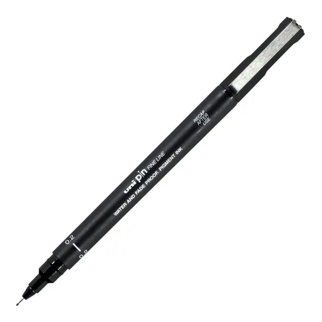 Uni-Ball PIN 0.2(S) Drawing Pen - Black 12-pack PIN-02-BLK