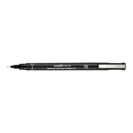 Uni-Ball PIN 0.3(S) Drawing Pen - Black 12-pack PIN-03-BLK