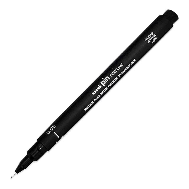 Uni-Ball PIN 0.5(S) Drawing Pen - Black 12-pack PIN-05-BLK