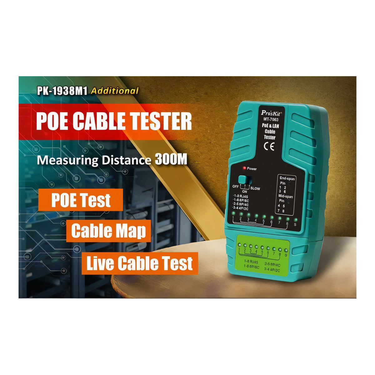 Pro'sKit PK-1938M1 Professional Telecom and Networking Tool Kit