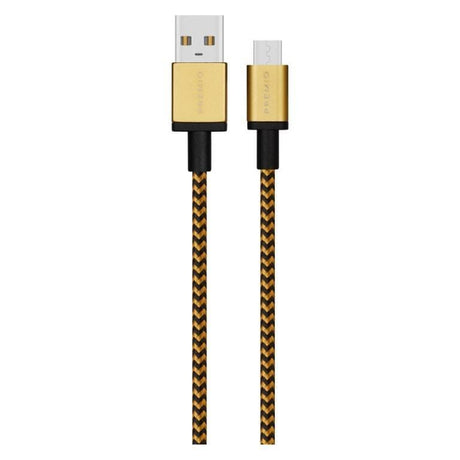 Premio 2m Braided AUX Cable - Rose Gold PM-20001-RG