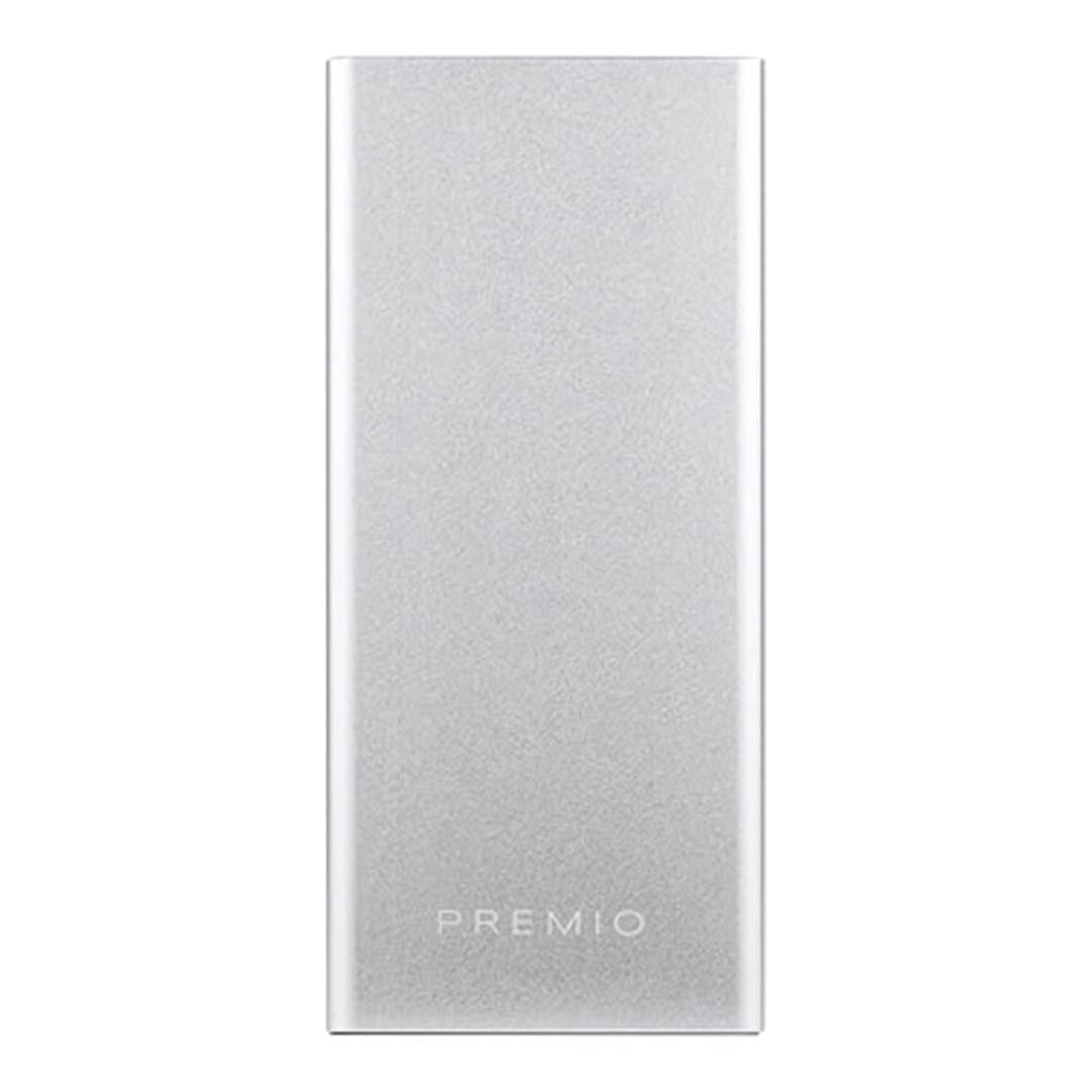 Premio 10,000 mAh Power Bank - Silver PM-9000-SL