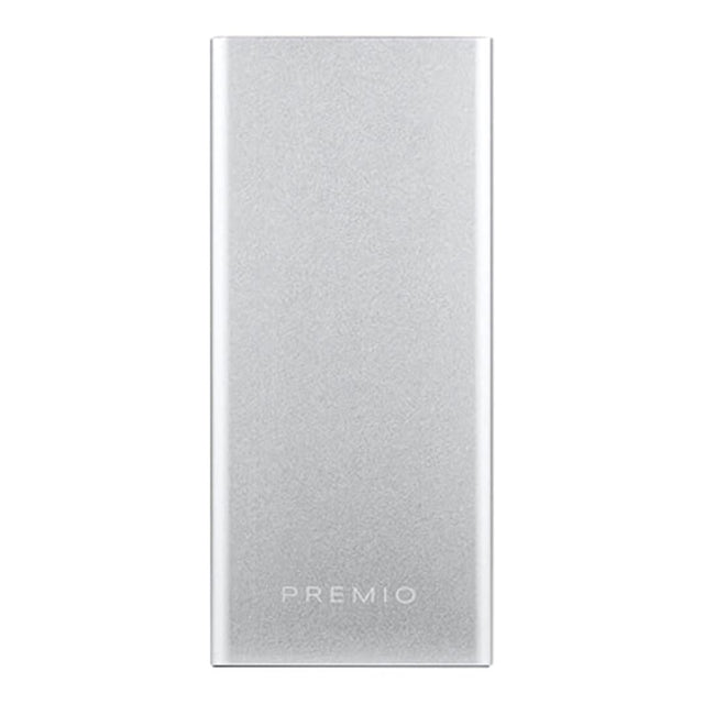 Premio 10,000 mAh Power Bank - Silver PM-9000-SL