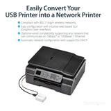 StarTech Printer Server Network Adapter White PM1115UW