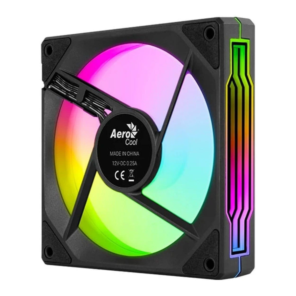 Aerocool Phantom M-3 120mm Infinity Mirror ARGB Fan - Black PM3-120 PWN ARGB-B