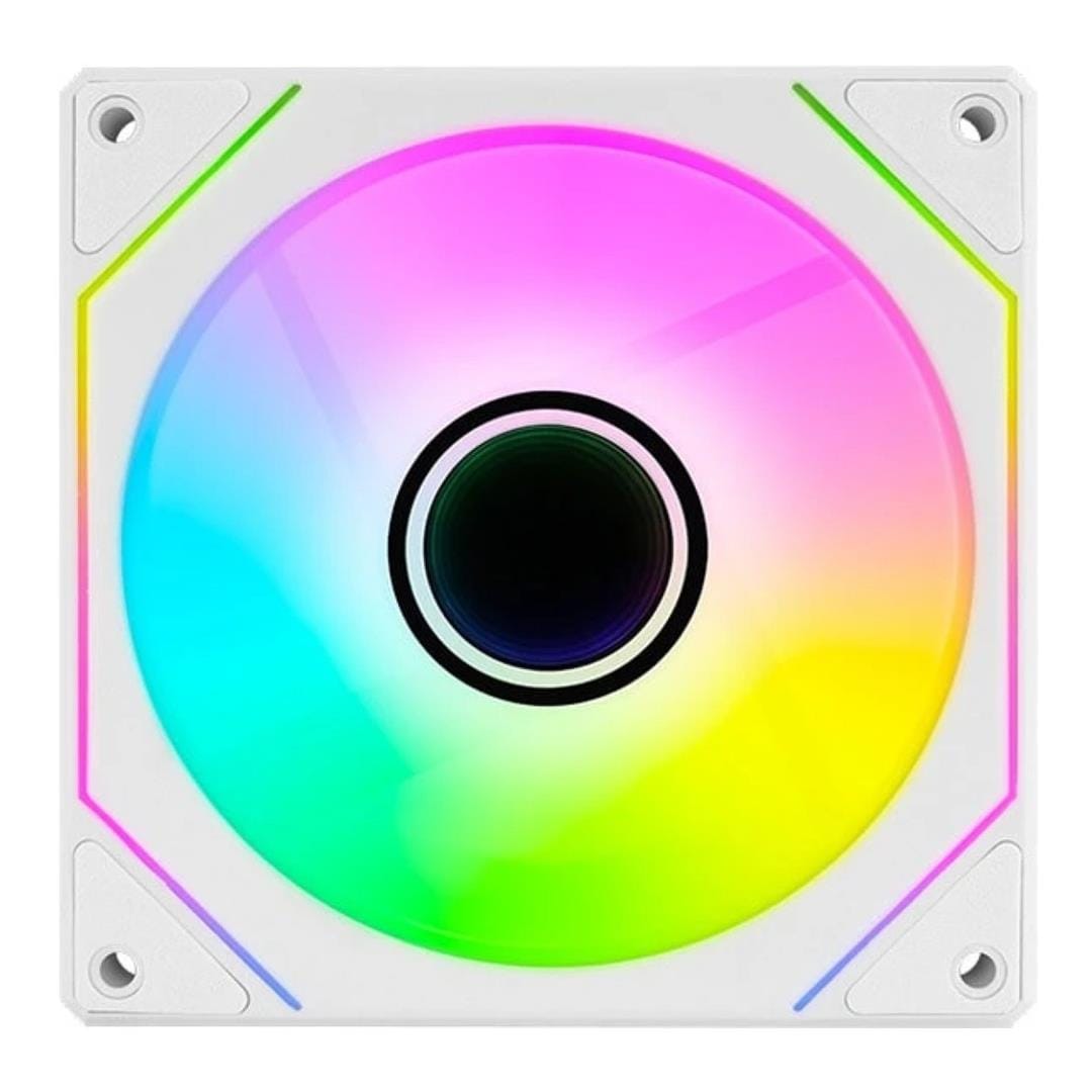 Aerocool Phantom M-3 120mm Infinity Mirror ARGB Fan - White PM3-120 PWN ARGB-W