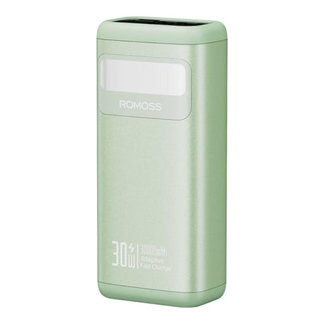 Romoss PMT30 30000mAh 30W Fast Charge Powerbank Green PMT30-192-M133H