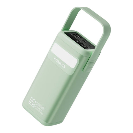 Romoss PMT40 EZCarry Pro 40000mAh 65W Fast Charge Powerbank Green PMT40-182-M133H