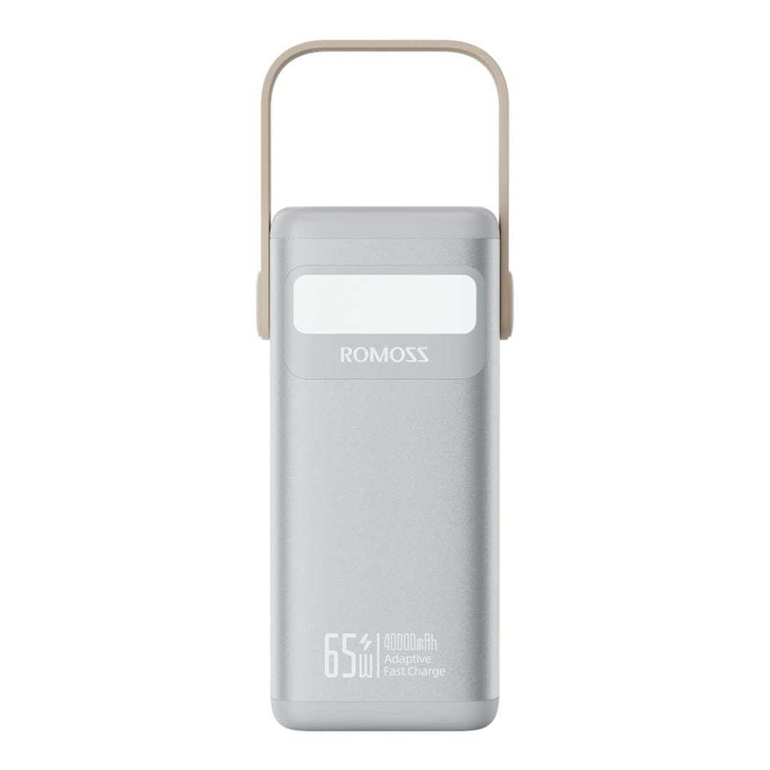 Romoss PMT40 EZCarry Pro 40000mAh 65W Fast Charge Powerbank Silver PMT40-182-S133H