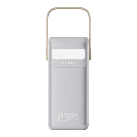 Romoss PMT40 EZCarry Pro 40000mAh 65W Fast Charge Powerbank Silver PMT40-182-S133H