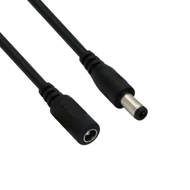 Gizzu 12VDC 2.5mm Male to Female Extender Power Cable POE-45WP-M2F-DCCABLE