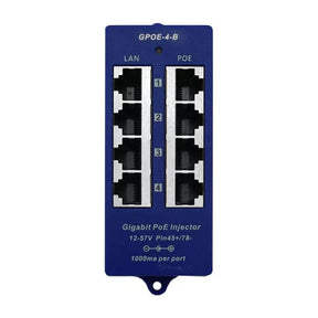 Scoop 4-port Gigabit Passive PoE Injector POE-4G