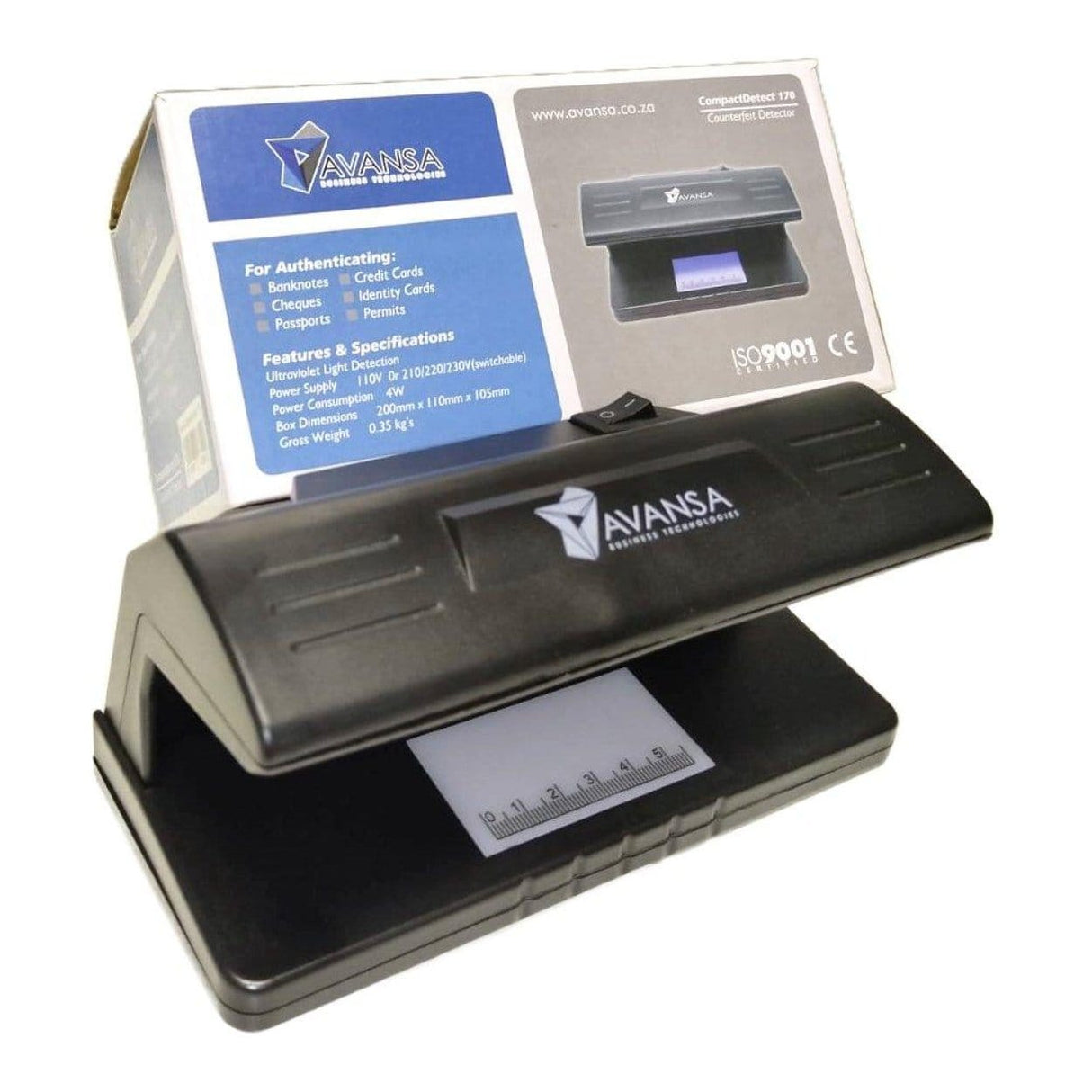 Avansa CompactDetect M170 Counterfeit Money Detector