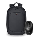 Port Designs Core Pro Series 16-inch Notebook Bag and Wireless Mouse Bundle