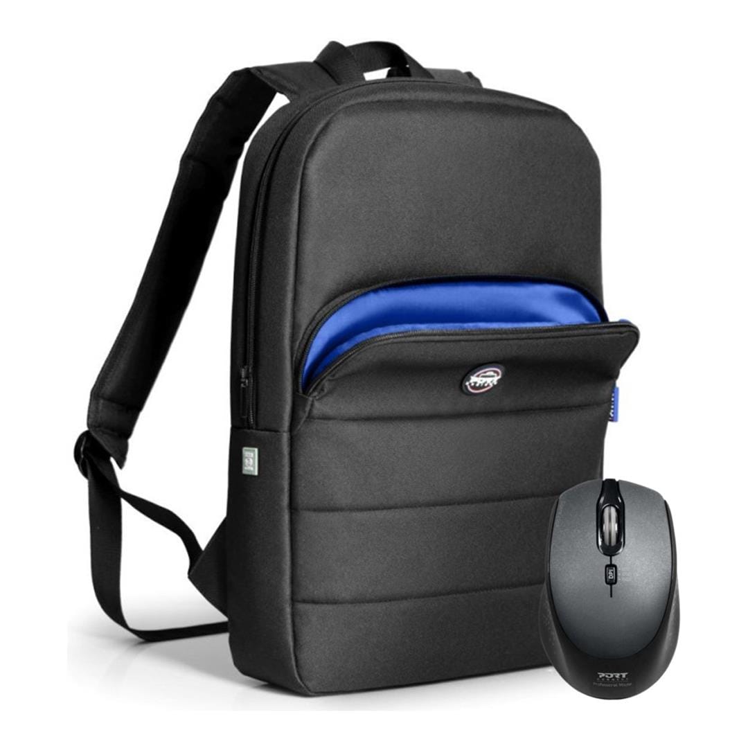 Port Designs Core Start Series 16-inch Notebook Bag and Wireless Mouse Combo