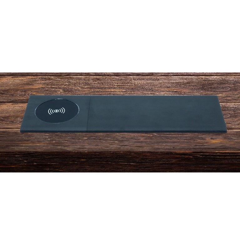 LinkQnet Modern Sliding In-Desk Unit with Wireless Charging POWER-SLIDE-MODERN