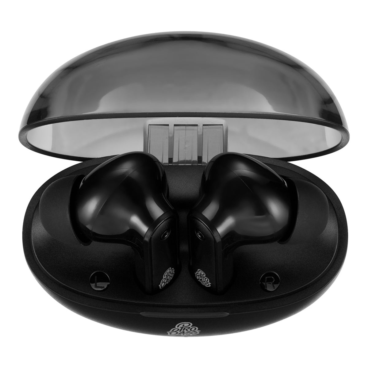 Pro Bass Glow Series TWS Earbuds - Black PR-1086-BK