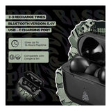 Pro Bass Pulse True Wireless Earbuds with Charging Case Black PR-1119-BK