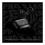 Pro Bass Pulse True Wireless Earbuds with Charging Case Black PR-1119-BK