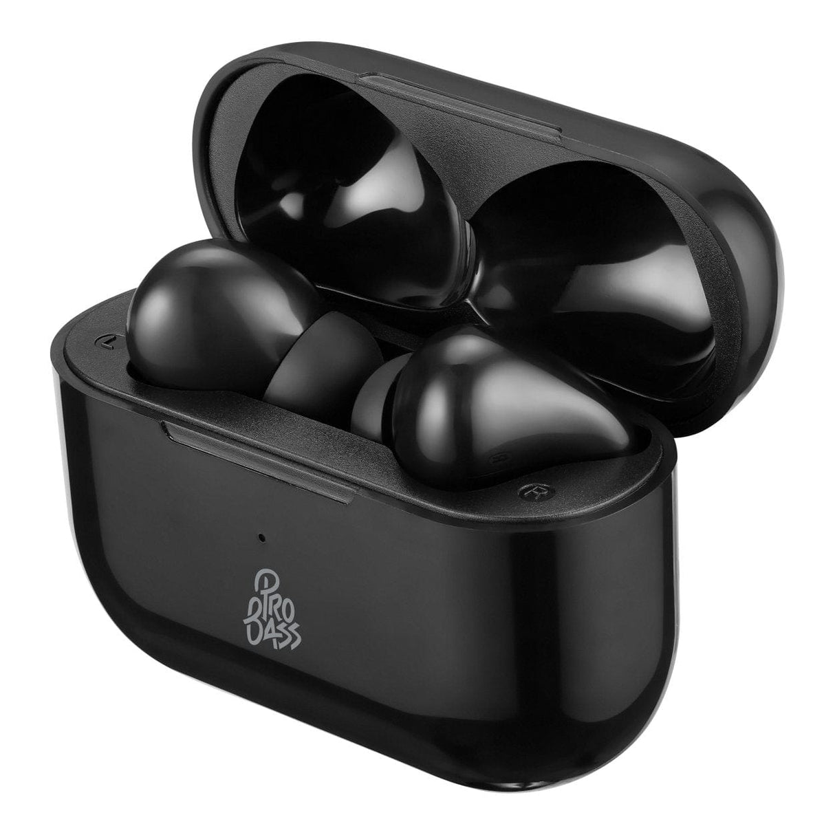 Pro Bass Pulse True Wireless Earbuds with Charging Case Black PR-1119-BK