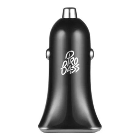 Pro Bass AutoPower Series 32W Dual USB Car Charger PR-8004-BK