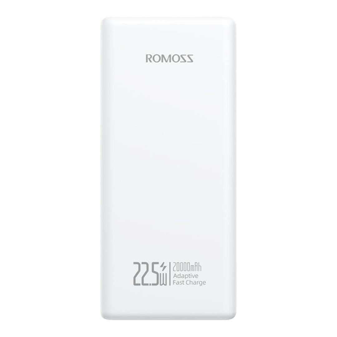 Romoss PRC20 20000mAh 22.5W Fast Charge Powerbank White PRC20-151-1133H