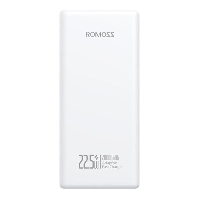 Romoss PRC20 20000mAh 22.5W Fast Charge Powerbank White PRC20-151-1133H