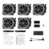 Antec Prizm 120 120mm ARGB Case Fan 5-pack PRIZM 120 ARGB 5+C