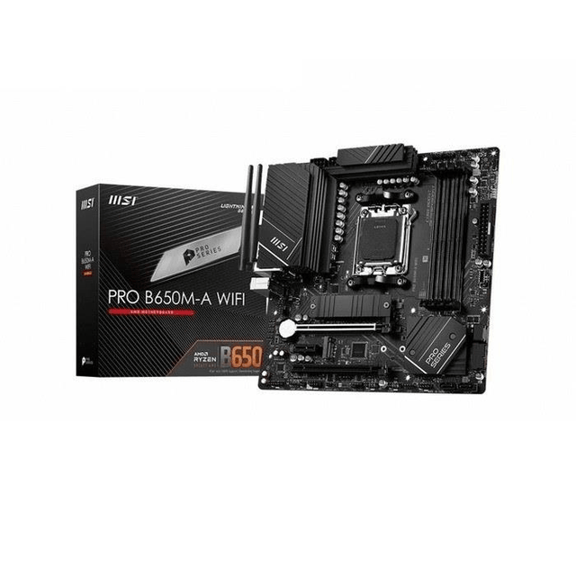 MSI Pro B650M-A Wi-Fi AMD Socket AM5 micro ATX Motherboard