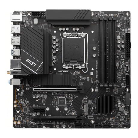MSI Pro B760M-A Wi-Fi DDR4 Intel LGA 1700 micro ATX Motherboard