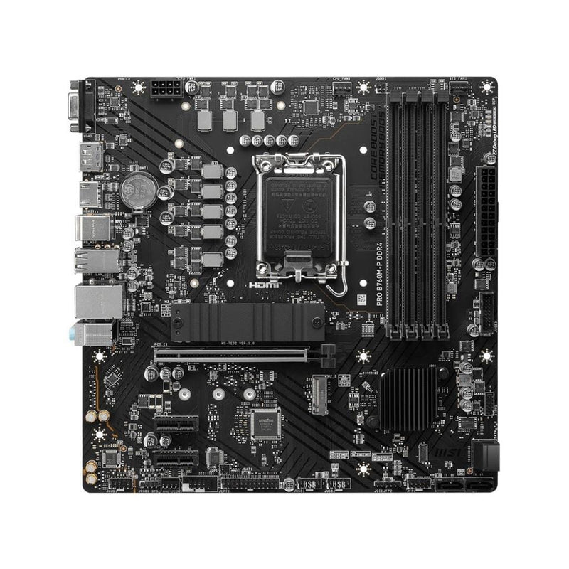 MSI Pro B760M-P DDR4 Intel LGA 1700 micro ATX Motherboard