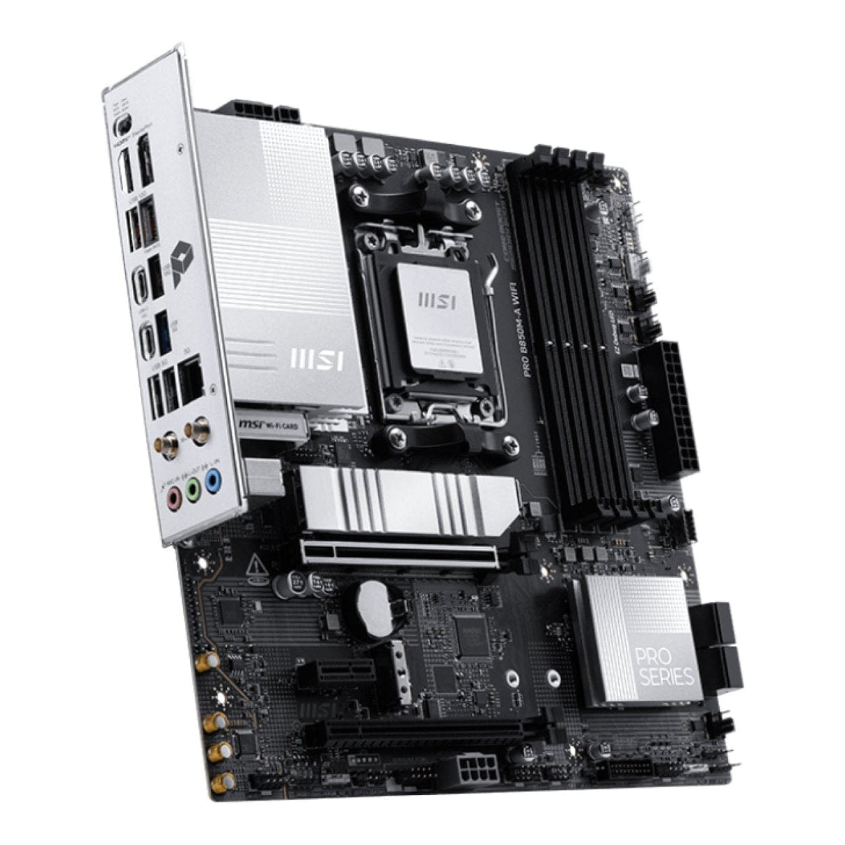 MSI Pro B850M-A Wi-Fi AMD Socket AM5 DDR5 M-ATX Motherboard