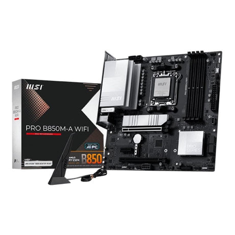 MSI Pro B850M-A Wi-Fi AMD Socket AM5 DDR5 M-ATX Motherboard