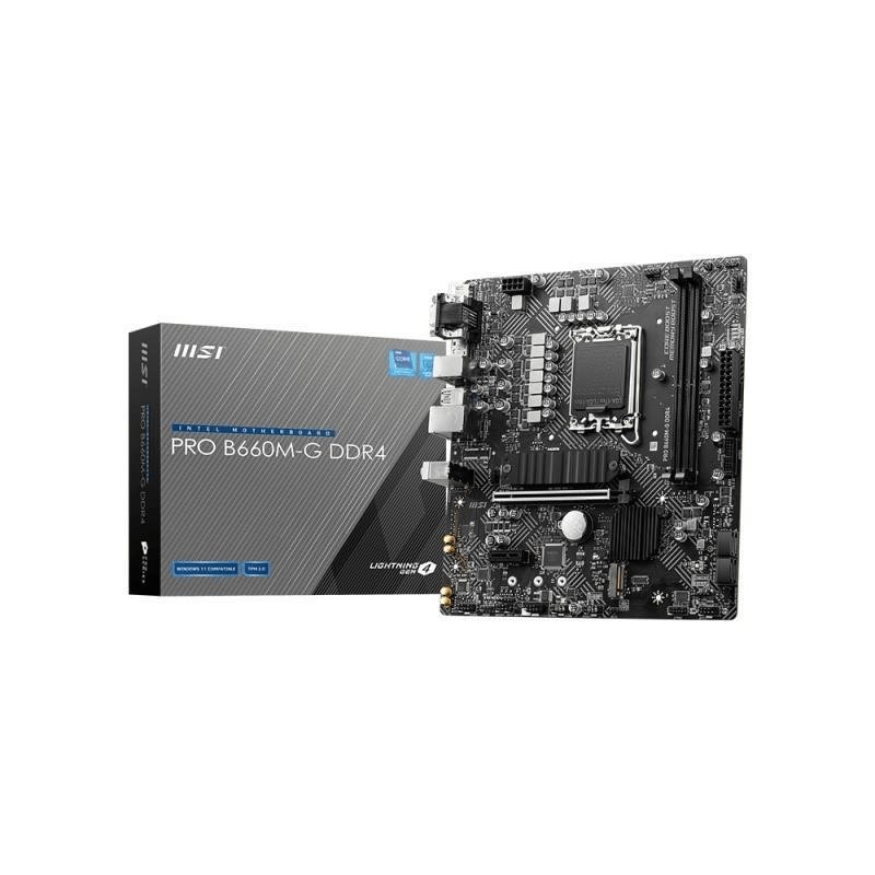 MSI Pro B660M-G DDR4 Intel LGA1700 mATX Motherboard PROB660M-GDDR4