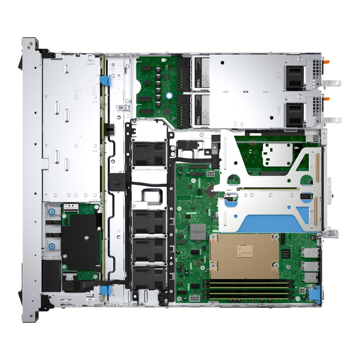 Dell PowerEdge R360 1U Rack Server - Intel Xeon 6369P 480GB SSD 64GB RAM 2x 700W