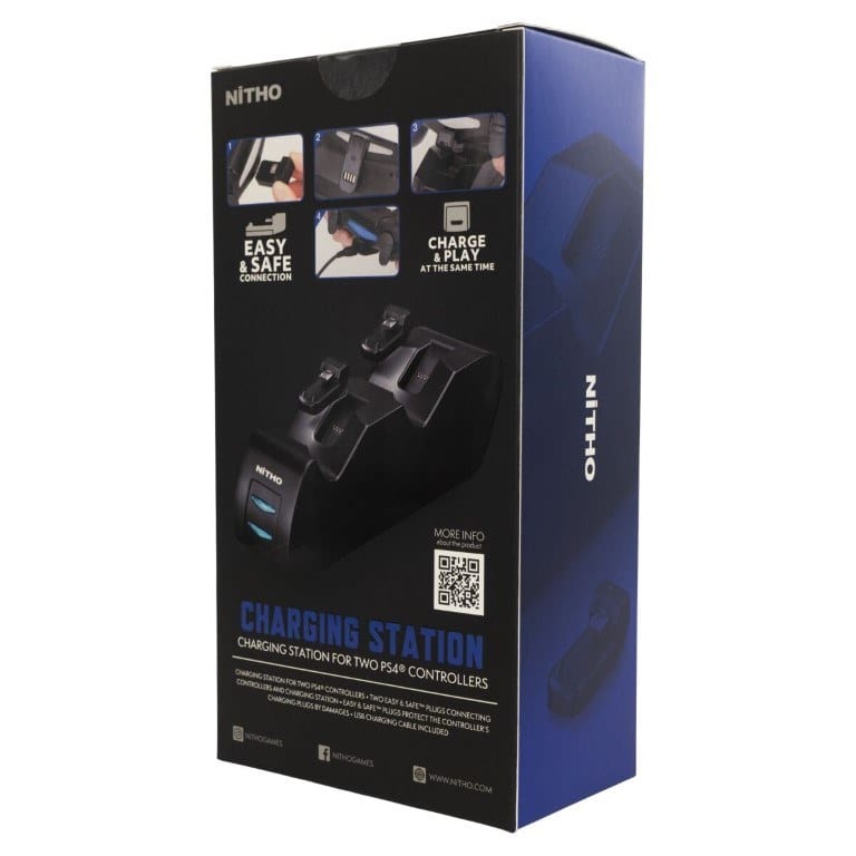 Nitho PS4 Charging Station for Controllers PS4-CHST-K