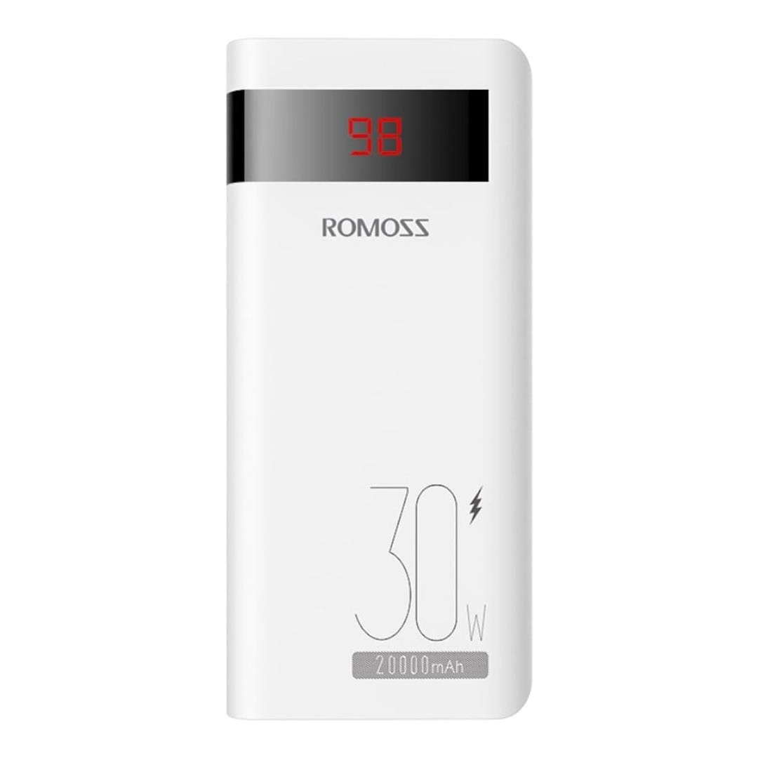 Romoss Sense 6PS Pro 20000mAh 30W Fast Charge Powerbank White PSN20-191-1133H